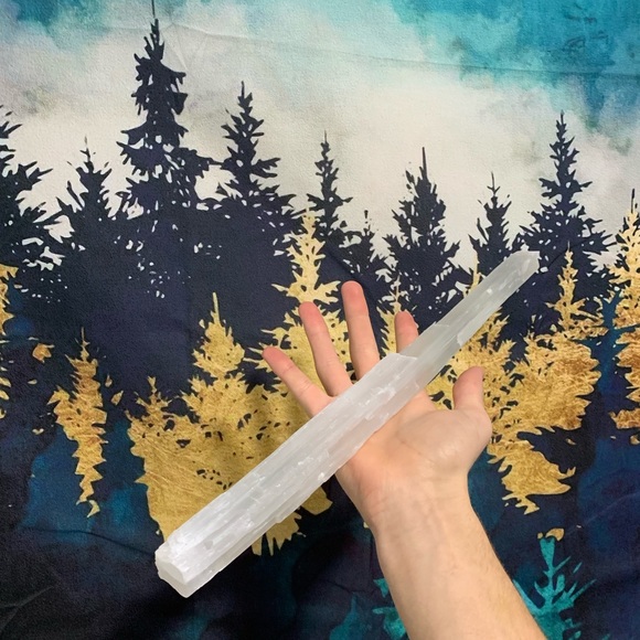 Extra large selenite crystal wand - Picture 1 of 1
